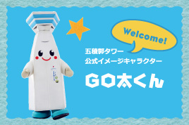 五稜郭タワー公式イメージキャラクターGO太くんの部屋