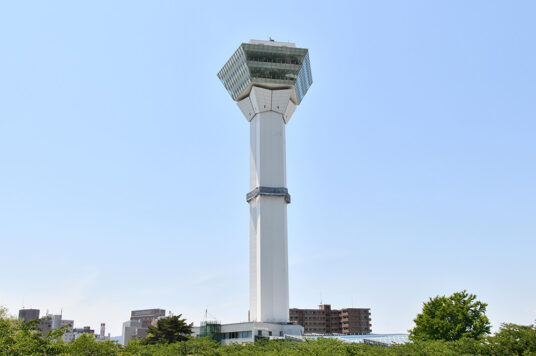 五稜郭タワー塔体全面塗装並びに展望台ネック部分補修工事について👷